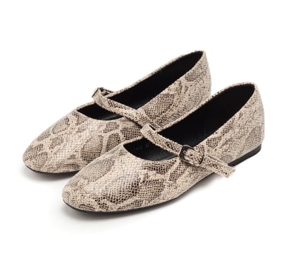 Ballerina Pimentón Millie Reptil Talle 39