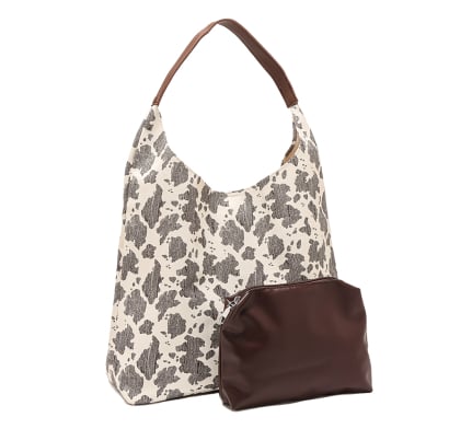 Bolso Avenue Pimentón Cow Print