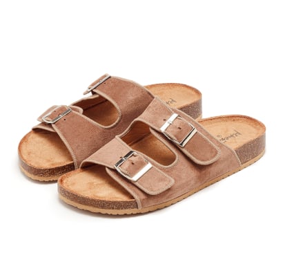 Sandalia Pimentón Pam Taupe Talle 38