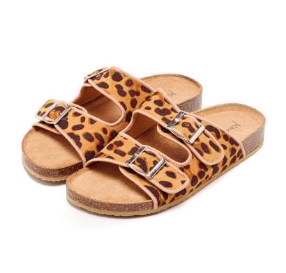 Sandalia Pimentón Pam Leopardo Talle 37