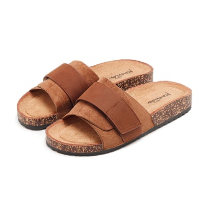 Sandalia Pimentón Saori Marrón Talle 38