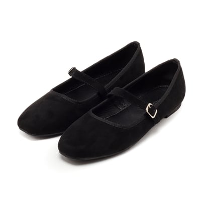 Ballerina Pimentón Gina Negro Talle 37