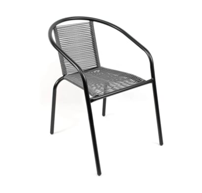 Silla de Rattan New Negro