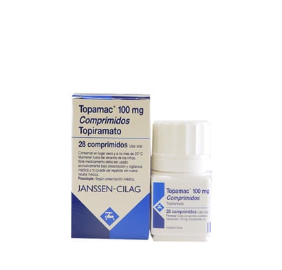 Topamac 100 mg 28 Comprimidos
