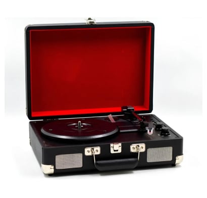 Tocadiscos Bandeja de Vinilo con Bluetooth