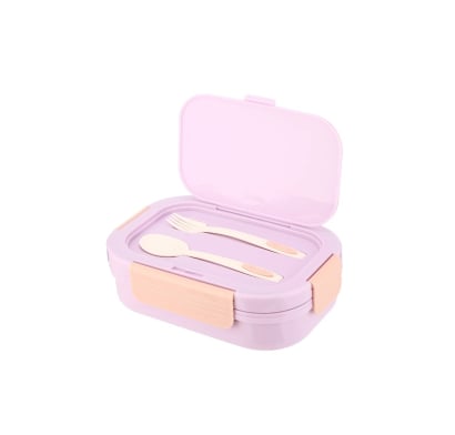 Lunchera con Cubiertos Terrano Kids Lila