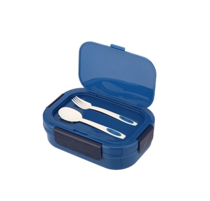 Lunchera con Cubiertos Terrano Kids Azul