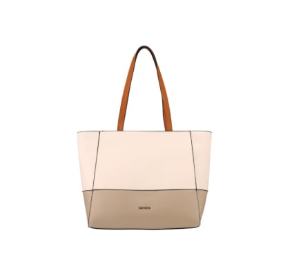 Bolso Terrano Eva Combinado Beige/Taupe 