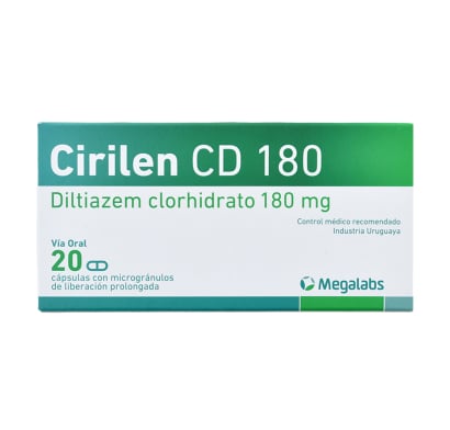 Cirilen Cd 180 mg 20 Cápsulas con Microgránulos LP 