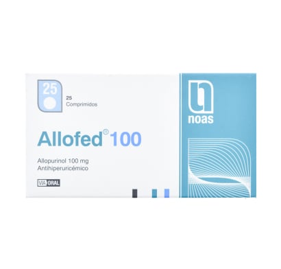Allofed 100 mg 25 Comprimidos