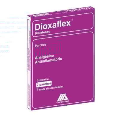 Dioxaflex 140 mg Parches 2 Unidades