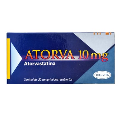 Atorva 10 mg 20 Comprimidos Recubiertos