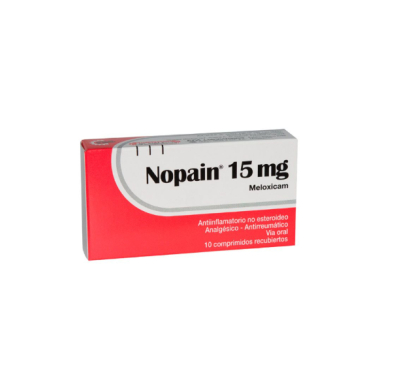 Nopain 15 mg 10 Comprimidos Recubiertos