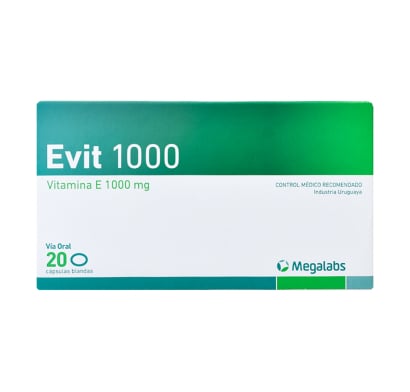EVIT 1000 MG 20 CÁPSULAS