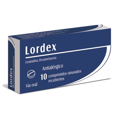 Lordex  10 mg/2 mg 10 Comprimidos Ranurados Recubiertos