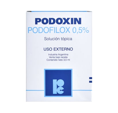 Podoxin 0.5 % Solución Tópica 3.5 ml