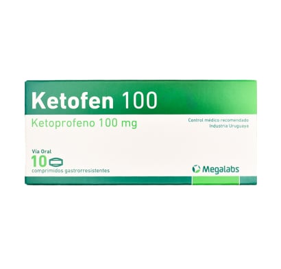 KETOFEN 100 MG 10 COMPRIMIDOS