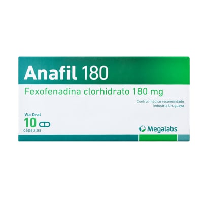 ANAFIL 180 MG 10 COMPRIMIDOS