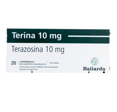 Terina 10 mg 20 Comprimidos Recubiertos Ranurados