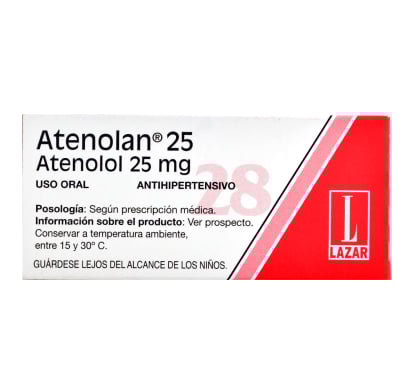 Atenolan 25 mg 28 Comprimidos