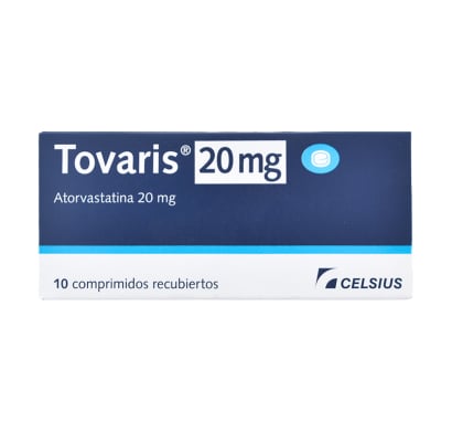 TOVARIS 20 MG 10 COMPRIMIDOS