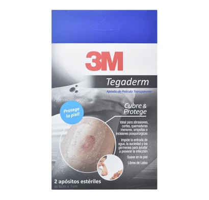 Apósitos Estériles Tegaderm 6 x 7 cm 2 Unidades