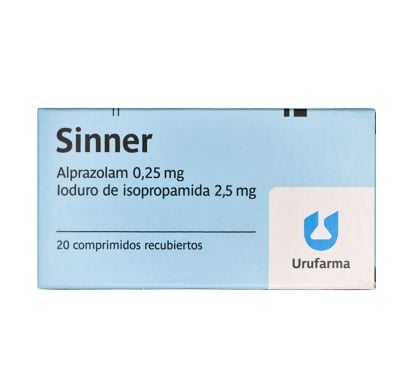 Sinner 0.25 mg/2.5 mg 20 Comprimidos Recubiertos