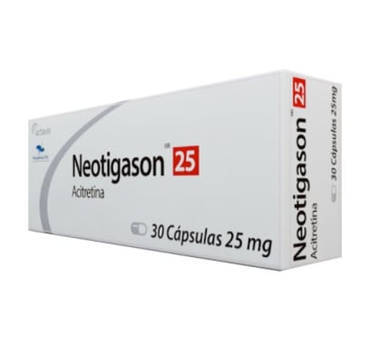 NEOTIGASON 25 MG.30 CAPSULAS