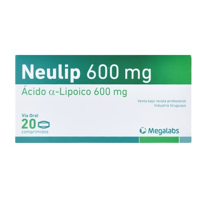 NEULIP 600 MG 20 COMPRIMIDOS