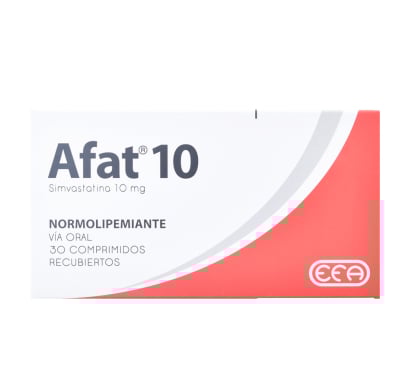 Afat 10 mg 30 Comprimidos Recubiertos