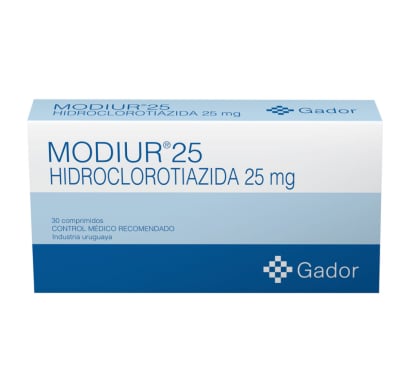 Modiur 25 mg 30 Comprimidos