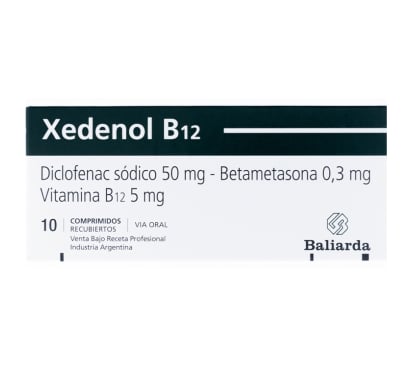 Xedenol B12 10 Comprimidos Recubiertos