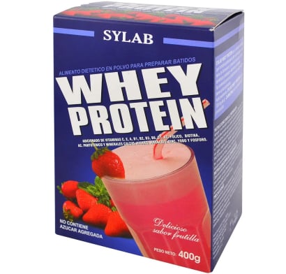 Whey Protein Sylab Frutilla 400 g