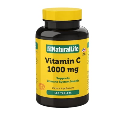 Vitamina C 1000 mg Natural Life 100 Tabletas
