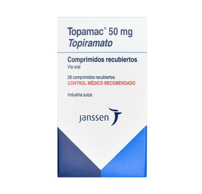 Topamac 50 mg 28 Comprimidos