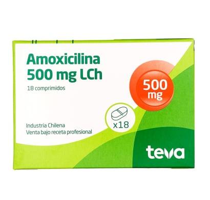 Amoxicilina 500 mg 18 Comprimidos