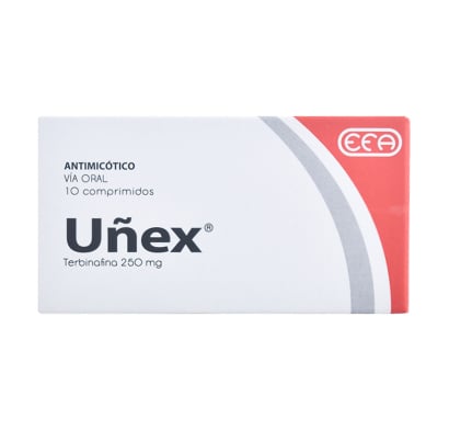 Uñex 250 mg 10 Comprimidos