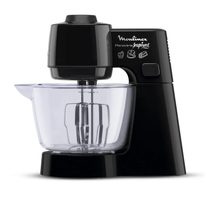 Batidora Planetaria Moulinex QA710858 Inox 1100W Negra