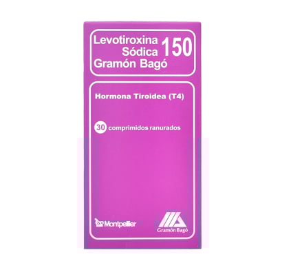 Levotiroxina 150 mcg 30 Comprimidos Ranurados