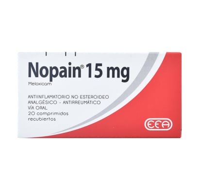 Nopain 15 mg 20 Comprimidos Recubiertos