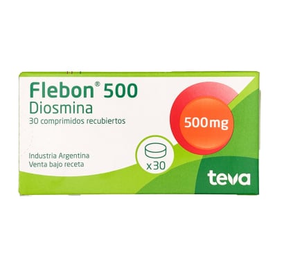 Flebon 500 mg 30 Comprimidos