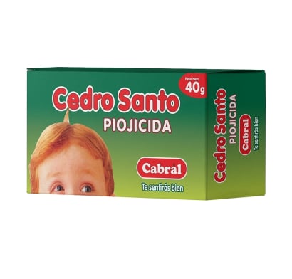Piojicida Cedro Santo Cabral 40 g