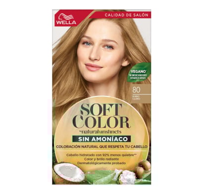 Tinta Soft Color N°80 Rubio Claro