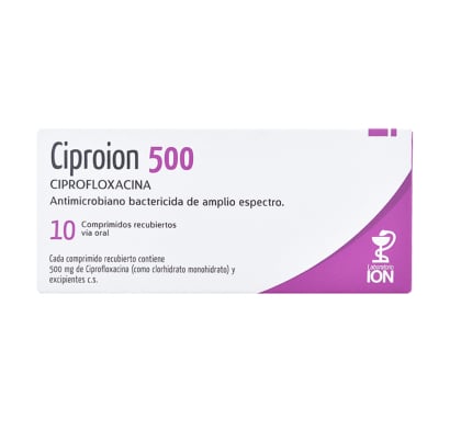 CIPROION 500 MG 10 COMPRIMIDOS
