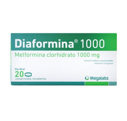 DIAFORMINA 1000 MG 20 COMPRIMIDOS