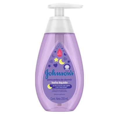 BAÑO LÍQUIDO JOHNSON &JOHNSON DULCES SUEÑOS 200 ML