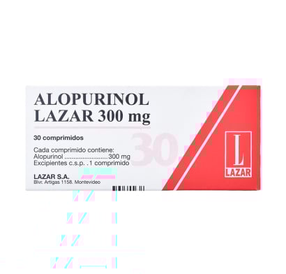 Allopurinol 300 mg 30 Comprimidos