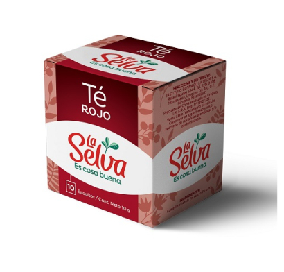 TE ROJO 10 SAQUITOS LA SELVA