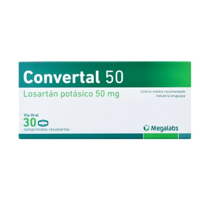 CONVERTAL 50 MG 30 COMPRIMIDOS