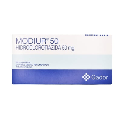Modiur 50 mg 30 Comprimidos